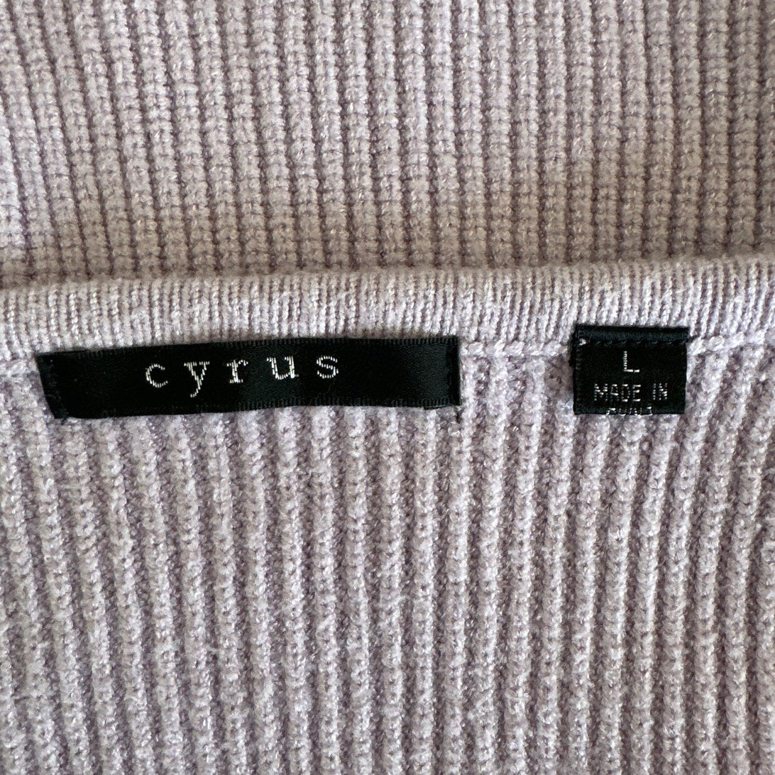 Cyrus Lilac Sweater Sz L