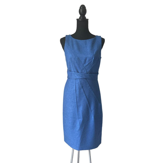 David Meister Blue Dress Sz 4