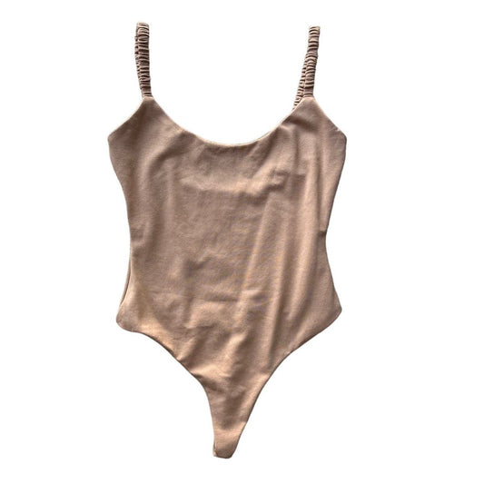 Lovers and Friends Tan Bodysuit Sz S