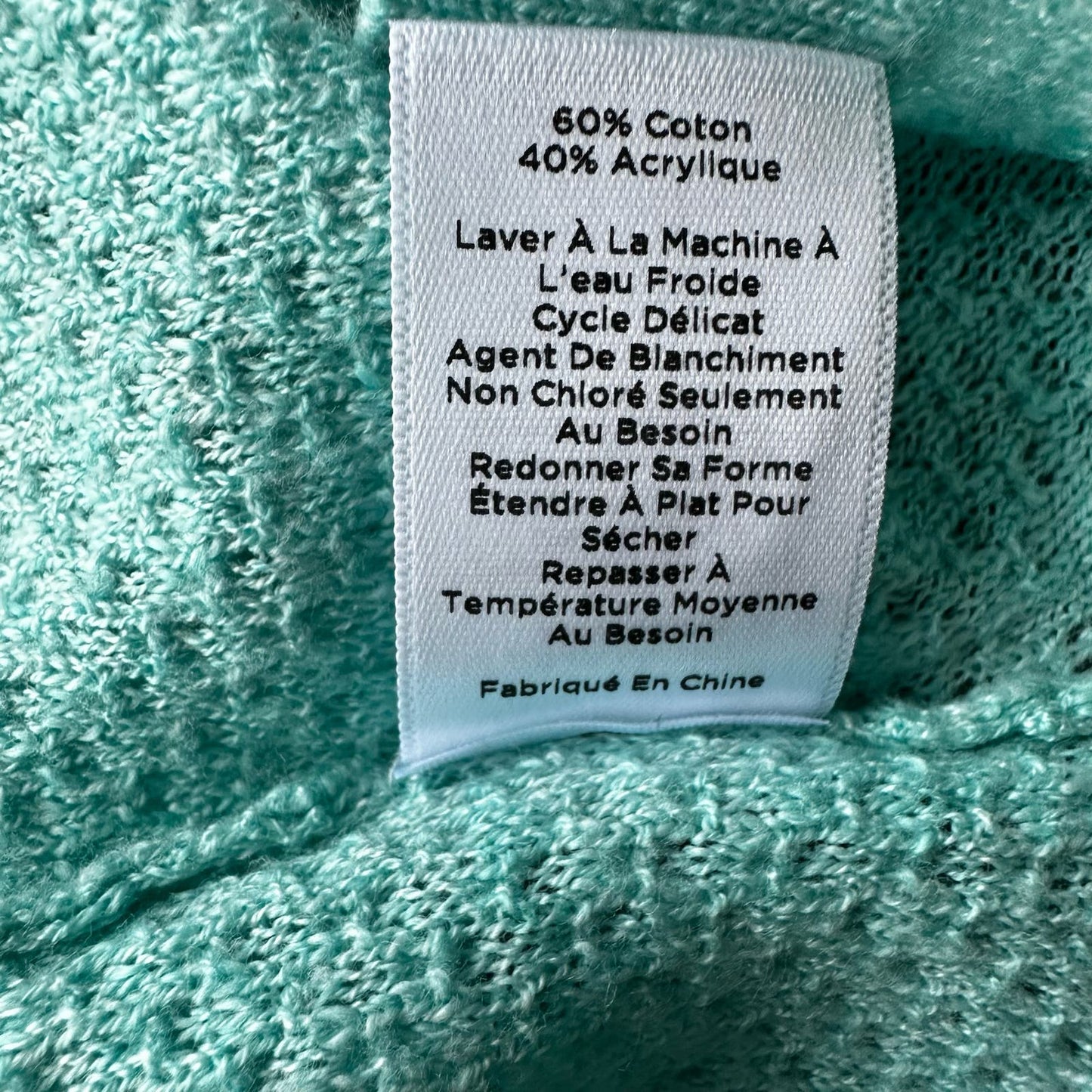 Talbots Minty Green Cotton Blend Sweater Sz XL