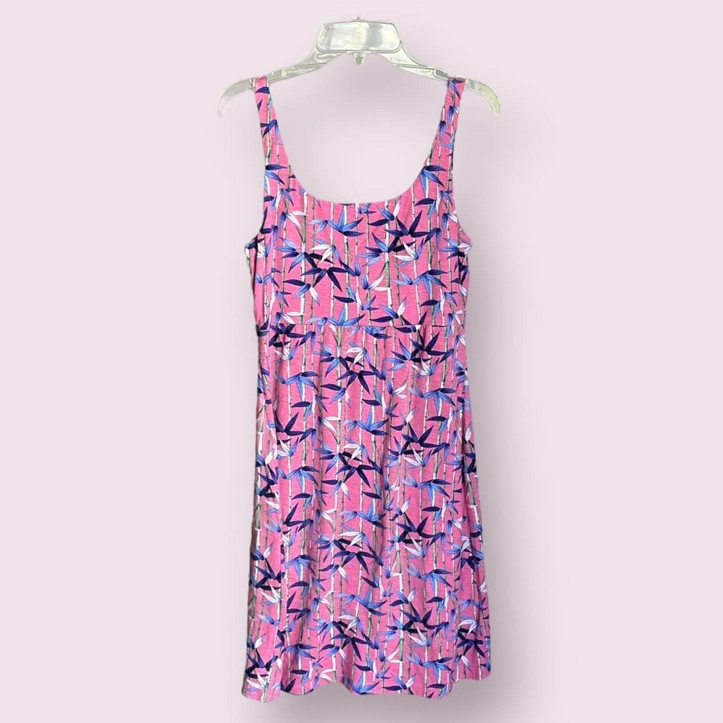 Tommy Bahama Bamboo Forest Sleeveless Dress Pink Sz S