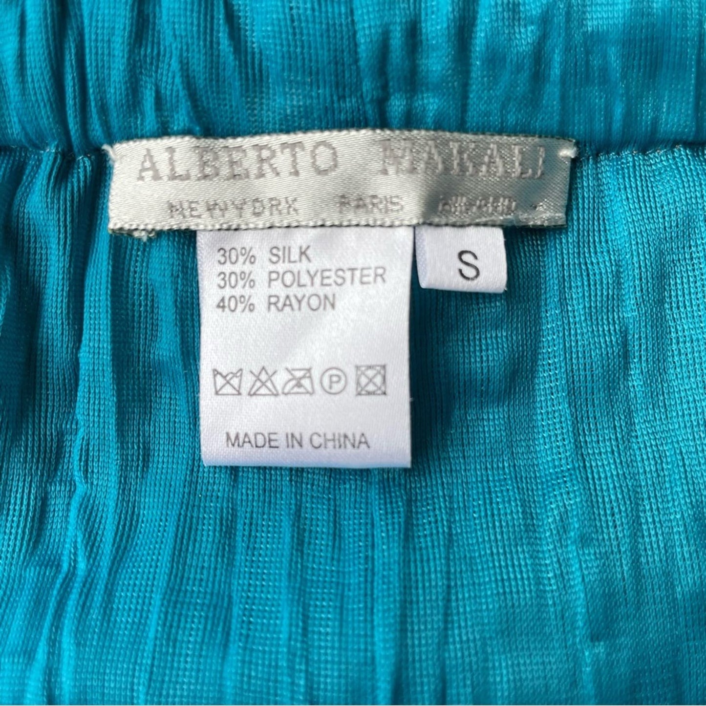 Alberto Makali Silk Blend Boho Maxi Skirt Sz S