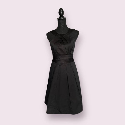 David's Bridal Black Cotton Dress Sz 4