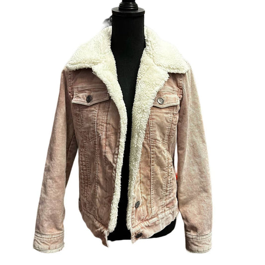 Lucky Brand Corduroy Pink Jacket Sz S