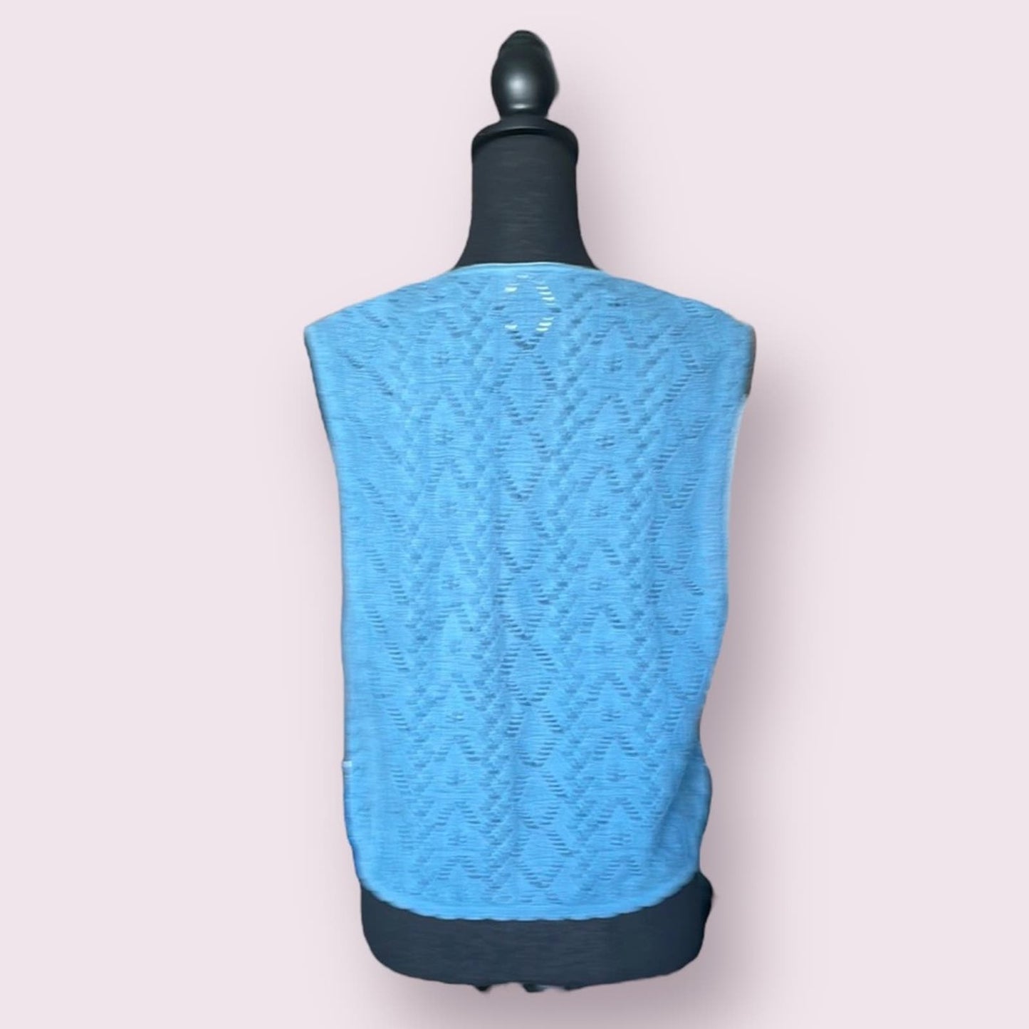 Pierre Cardin Knitted Vest Blue Sz XL