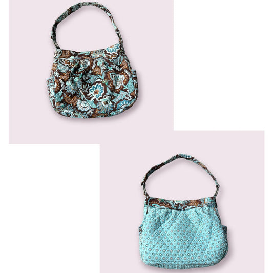 Vera Bradley Reversible Java Blue Bag