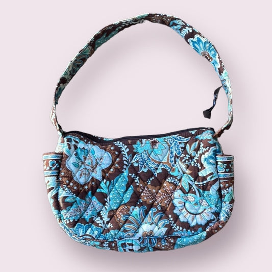 Vera Bradley Java Blue and Brown Sophia Bag